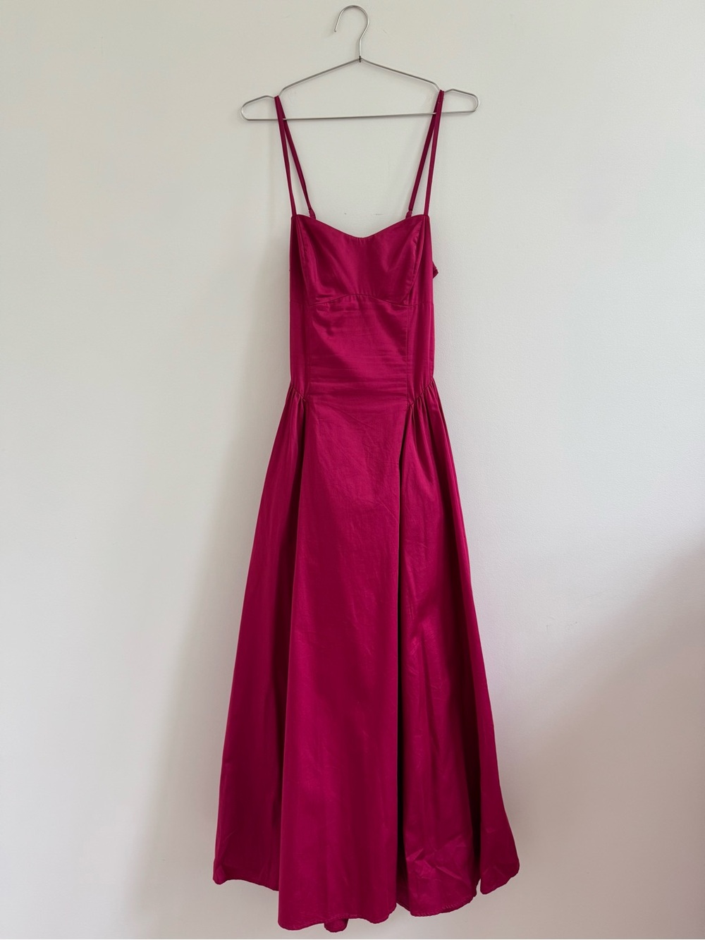 Abercrombie & Fitch Fuchsia Spaghetti Strap Evening Dress